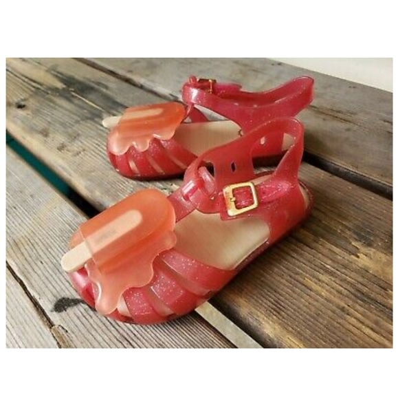 Nwot mini melissa popsicle sandals - Picture 1 of 9